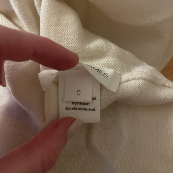 Vincent James Merino Sweater Dress in Ivory, XS/S - Picture 7 of 9